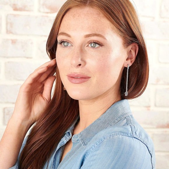 John Hardy JAI Sterling Silver Heart Symbols of Love Drop Earrings  2-1/2"  NIB - Picture 8 of 8